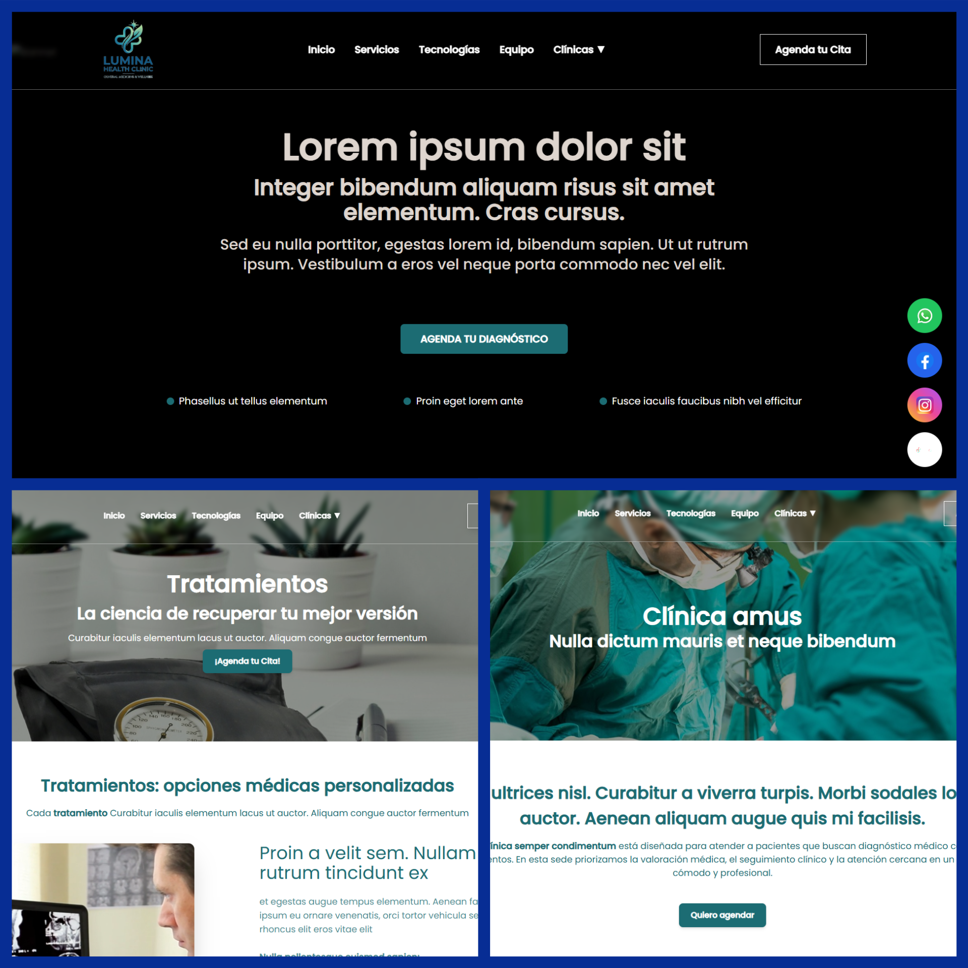 Imagen del proyecto Landing Clinica
