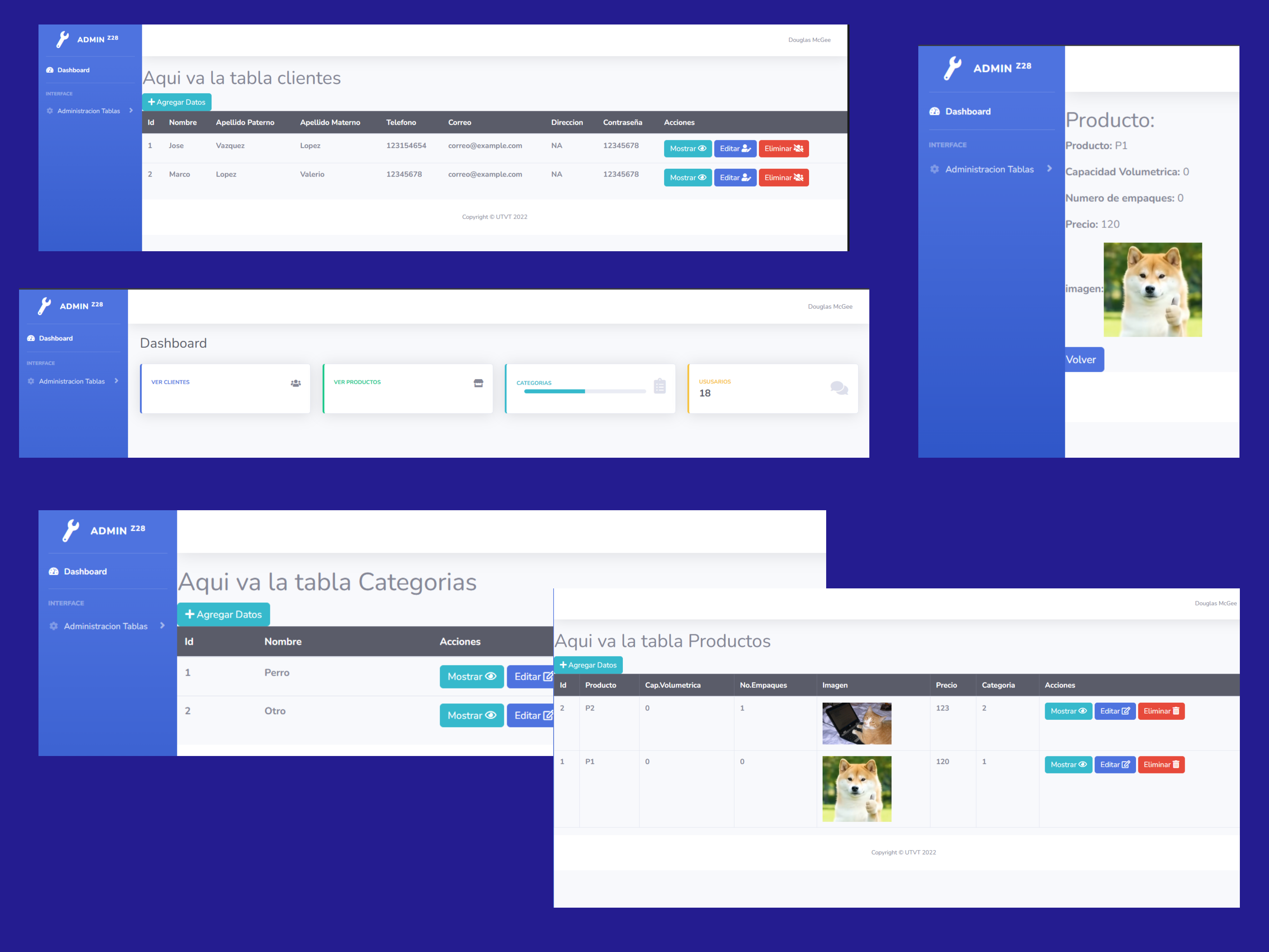 Imagen del proyecto Dashboard Basico